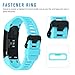 Wizvv Compatible Bands Replacement for Garmin Vivosmart HR, With Metal Buckle Fitness Wristband Strap (8 Colors)