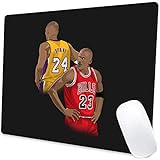 Gaming Mouse Pad,Kobe and Jordan Mouse Pad Non-Slip