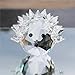 Waltz&F Clear Crystal Hedgehog Collectible Figurine Mini Animal Statue
