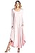 12 Ami Curved Hem V-Neck Long Sleeve Maxi Dress (S-XXXL) - Made in USA