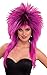Forum Novelties Women's 80s to The Maxx Spiky Rocker Costume Wig, Purple, One Size