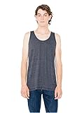 American Apparel Men's Blend Tank, Tri/Black, Medium