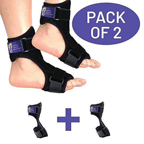 Pack of 2 Everyday Medical Plantar Fasciitis Night Splints for Both