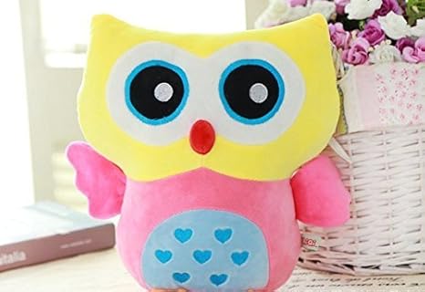 Swan Home Cute Owl Pillow Cushion Stuffed Plush Soft Toys Doll For
