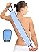 Koksk Exfoliating Back Scrubber and Shower Glove were made up of natural fiber for Men and Women (Blue)