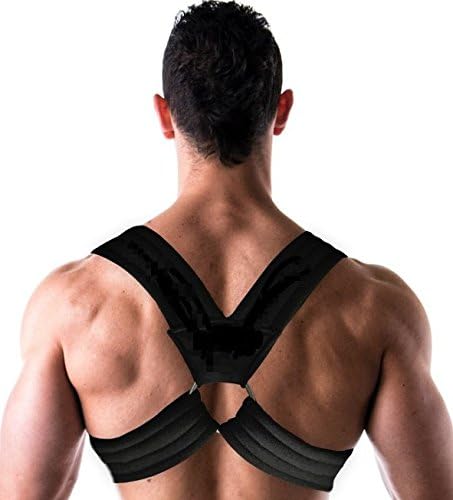 Back Posture Corrector Adjustable Clavicle Brace - Comfortable Correct Shoulder Posture Support Strap for Men or Women - Prevents Slouching - Small