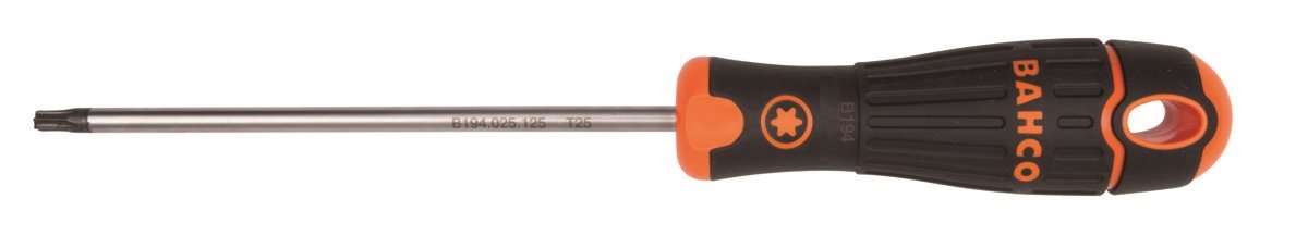 Bahco B194.007.075 Torx Screwdriver, Multi-Colour, T7 x 75 mm