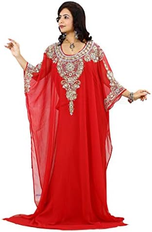 Women's Dubai Style Kaftan Caftan Farasha Jalabiya Abaya Long Maxi Dress Top