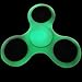 EGELBEL Stress Reducer Tri-Spinner EDC Fidget Spinner Toy,Glow in the dark,Fluorescence