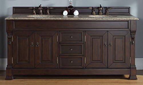 72 in. Double Vanity in Burnished Mahogany