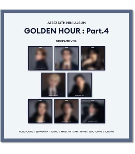 Amazon.com: A-TEEZ GOLDEN HOUR : Part.4 [DIGIPACK Ver.] 13th Mini