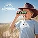ATHENA FUTURES Aluminum Grade Binoculars for Kids, Girls & Boys, Easter Basket Stuffers, Toddler Binoculars for Camping & Bird Watching, Easter Gifts, Boys Outdoor Toys with Book, Compass & Whistle