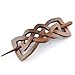 Evolatree Natural Hair Barrettes for Women and Men - Handmade Wood Barrette Hair Pin - Unique Wooden Hair Styling Accessories - 4
