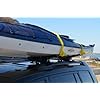 The-Kayak-Wing-Sea-Kayak-Rack-with-Yellow-Straps-for-Boats-Under-30-Wide-by-Great-Lakes-Kayak-LLC
