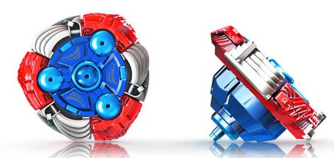 Magnext Battle Strikers Turbo Tops #29455 Scimitar