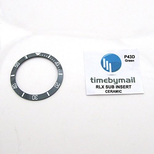 TimebymailCERAMIC Bezel Insert For ROLEX 116610 LN SUBMARINER Watch Part Black Blue Green