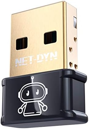 NET-DYN Mini AC1300 USB WiFi Adapter for PC-2.4GHz | 5GHz (600/300Mbps), USB 3.0 Wireless Network Card Internet Dongle with High Gain Antenna, Laptop and Desktop for Windows Vista 0/8.1/8/7/XP | Mac