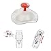 Börner Safety Guard (White) • Finger Guard for Slicer/Kitchen Grater • Fruit Holder • Hand Guard for Safe Slicing & Grating • Vegetable Holder for All Börner V-Slicers & Graters