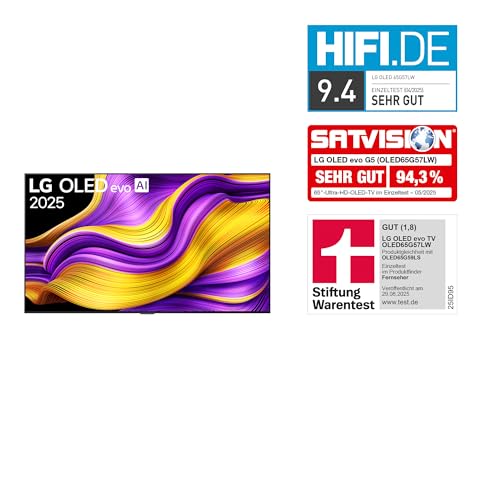 LG OLED65G57LW TV 65 Zoll (165 cm) 4K OLED evo AI TV (α11 Gen2 4K AI Prozessor, webOS 25, 120Hz (VRR bis zu 165Hz)) [Modelljahr 2025] 3