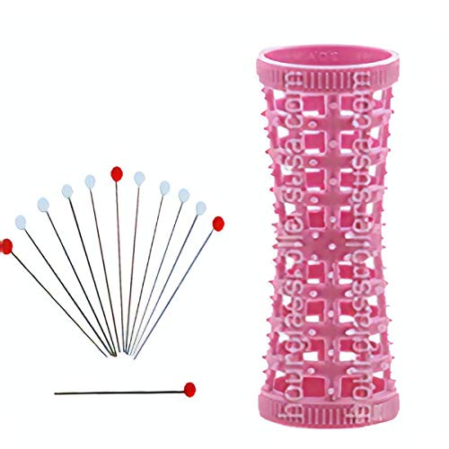 12 Metal Rollers Pins + Mini-Pink HGR 17mm/0.66in – Pack of 12