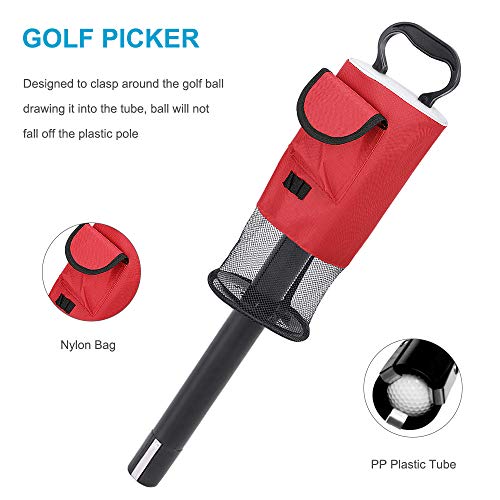 Numberone Golf Ball Collector, Golf Ball Shag Bag Holds About 75 Balls