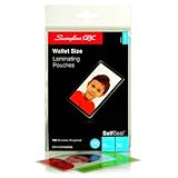 Portable, Swingline GBC SelfSeal Self Adhesive Laminating Pouch, Wallet Size, 8 Mil, 10 Pack (3745685) Size: Wallet Size Consumer Electronic Gadget Shop