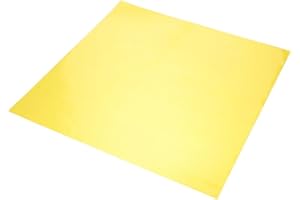 HOLIDYOYO Yellow 40x40cm Lighting Filter Film, Warm Light Gel Sheet for LED Lamps, Room Light Correction
