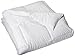 Chezmoi Collection Heavyweight Filled Goose Down Alternative Comforter, Queen/Full, White
