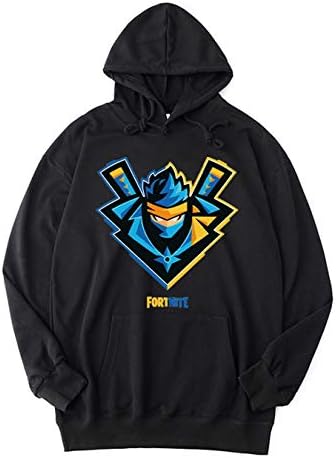 Classic Fort-nite Kids Thin Long Sleeve Hooded T-Shirt Sweatshirts Children with Pullover Pocket