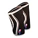 Brawn Fit Premium 7mm Knee Compression Sleeves 1 Pair for Cross Training WOD Weightlifting Best Squats Support Breathable Neoprene