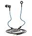 AirTube Anti Radiation Headset - EMF Protection Headphones Earbuds Earphones with Mic and Volume Control Carrying Case, Blue, 2018 Newly Upgraded