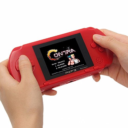 Navpeak Game Player New PXP 3 Portable Video Game Player Slim Station Bundle 16 Bit Handheld Computer Games Console 1pc (Dark-Blue)