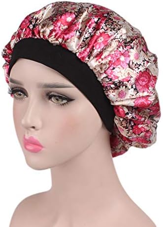 Natural 100% Mulberry Silk Sleep Night 2 Pieces Cap Head Cover Bonnet Hair Beauty Cap Bonnet for Hair Loss Women Soft Size Fits Most