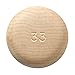 EASTON 110 Maple Wood Baseball Bat | 34 inch | 2020 | North American Maple | Balanced | Medium Barrel / Handle | Larger Knob | Handcrafted in USA