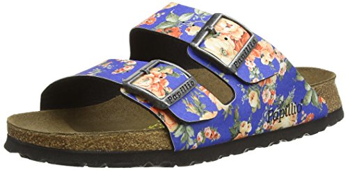 blue birkenstocks women's