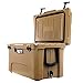 Driftsun 45-Quart Ice Chest, Heavy Duty, High Performance Roto-Molded Commercial Grade Insulated Cooler, Tan