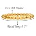 Natural Yellow Crystal Citrine Gemstone 8mm Round Beads Stretch Bracelet 7 Inch