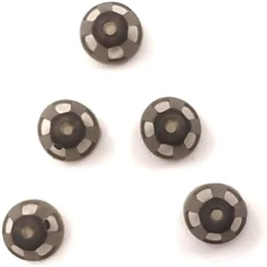 Hearing Aid Domes Smoky Gray Tips Ear Pieces Comfortable for Open Fit BTE Sound Amplifier PSAP Kit Invisible, Except for RIC (L * 5): Health & Personal Care