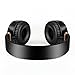 Sound Intone P6 Wireless Headphones with Microphone and Volume Control for Cellphones iPhone Laptop TV (Black Gold)