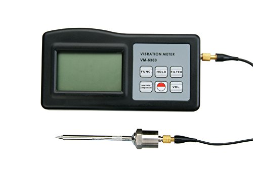 Landtek VM-6360 Digital Vibration Meter Tester Vibrometer Gauge with RS232 Cable VM-6360 - Thumbnail 4
