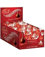 Lindt LINDOR Milk Chocolate Truffles, Milk Chocolate Candy with Smooth, Melting Truffle Center, 25.4 oz., 60 Count