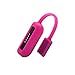 BeneStellar Fitbit Flex 2 Silicone Clip Holder, Silicone Clip Holder Built-in Smart Strong Magnetic Clasp Strap for Fitbit Flex 2,No Tracker (1-Pack Pink)