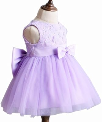 Amazon Giminuoベビー ドレス 結婚式 フォーマル 女の子 ワンピース ヘアバンド 付き 赤ちゃん お宮参り 出産祝い 18 12 18ヶ月 パープル 洋装フォーマル ベビー マタニティ 通販