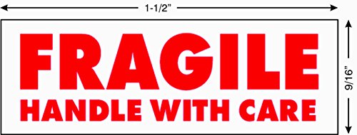 image for Imprint 360 AS-IMP1024 - FRAGILE HANDLE WITH CARE, Heavy Duty Commeric