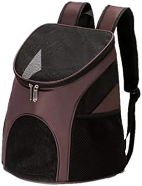 NC Backpack for Small Pet(under 6.5lbs),Travel Bag,Dog/Cat Bag (Brown),bag size:1311.89.5 inch