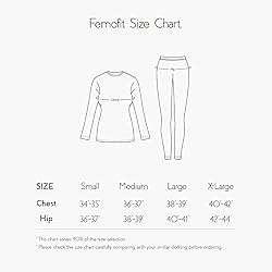 Femofit Women's Thermal Underwear, Fast Dry Long