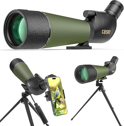 Gosky Spektiv Vogelbeobachtung 20-60 x 80 Porro Prism für sportschützen - wasserdichtes für das Schießen von Vogelbeobachtung Wildlife Scenery