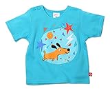 Zutano Baby Short Sleeve Screen Tee Leaping Lou 6 Months