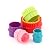 Flyesto Set of 7 Round Cookie Cutter Sporting Shape Biscuit Cutters Mold Nylon BPA Free Multi-colored Double-Sided Biscuit Cutters in Different Size, Great For Kids