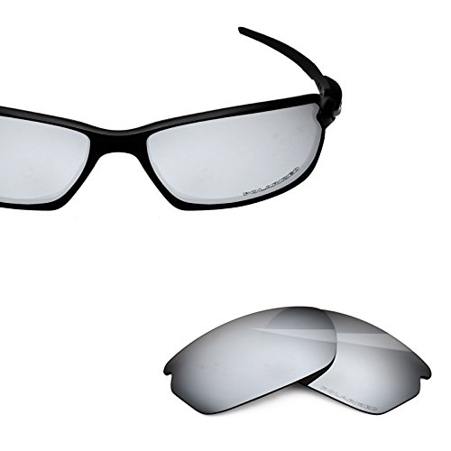 BlazerBuck Anti-salt Polarized Replacement Lenses for Oakley Carbon Shift OO9302 - Silver Chrome